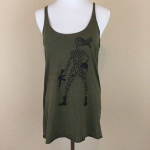 Next Level Army Girl Tank